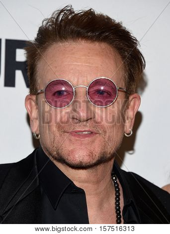 LOS ANGELES - NOV 14:  Bono arrives to the Glamour Celebrates Women of the Year Awards 2016 on November 14, 2016 in Hollywood, CA                