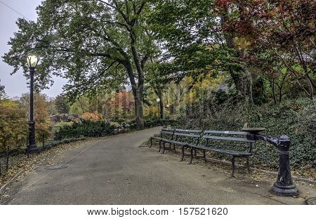 Gapstow Bridge is one of the icons of Central Park Manhattan in New York City
