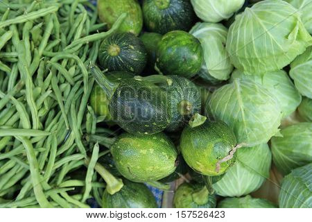 fresh vegetables selling at the street shop