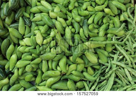 fresh vegetables selling at the street shop