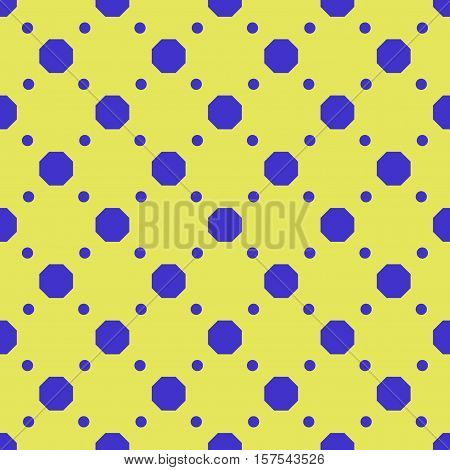 Polka dot geometric seamless pattern. Fashion graphic background design. Modern stylish abstract texture. Colorful template for prints textiles wrapping wallpaper etc Stock VECTOR illustration