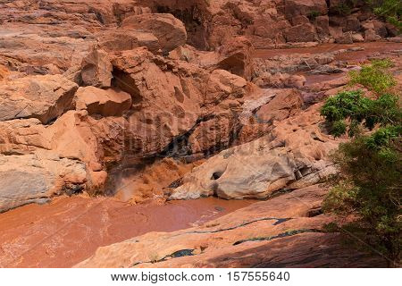 Rapids In The Betsiboka River Madagascar