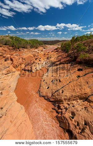 Rapids In The Betsiboka River Madagascar