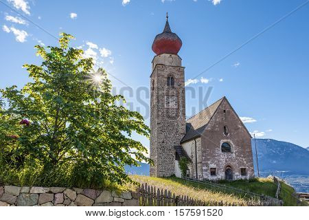 St. Nicholas Church In Mittelberg