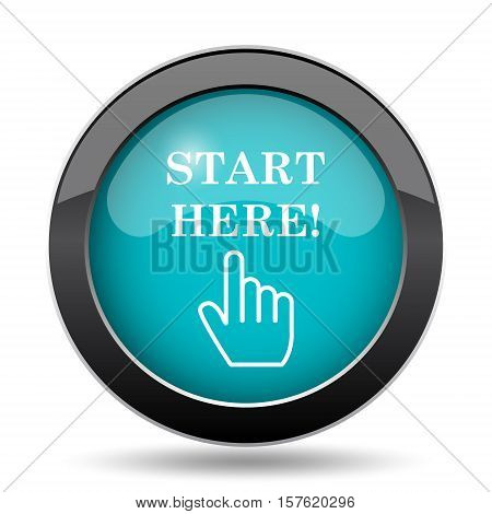 Start Here Icon Image & Photo (Free Trial) | Bigstock