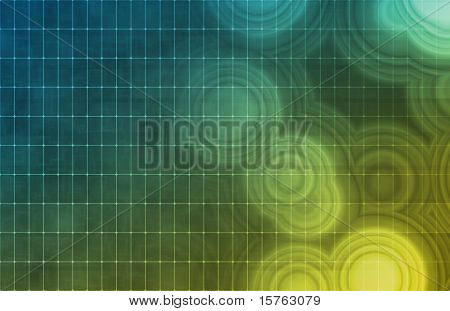 Een schone medische wetenschap Engineering Art Abstract