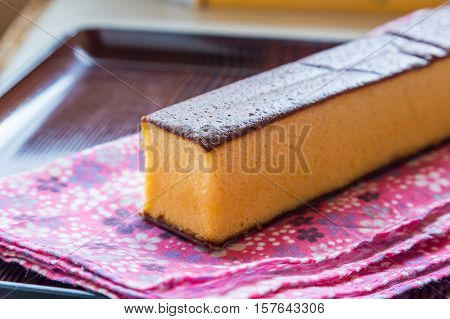 Castella - Traditional Japanese Sponge Cake In Nagasaki