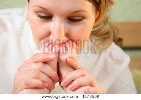 Matka Kiss Baby nohy