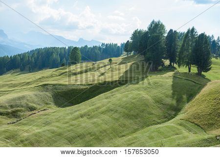 beautiful val gardena and dolomity in italy