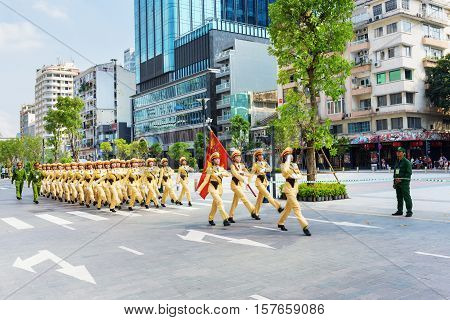 Military Parade In Ho Chi Minh City