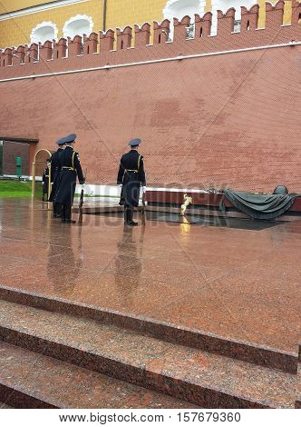 Monument to the Unknown Soldier in Moscow