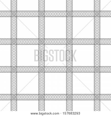 Abstract Cell Circles On A White Background.