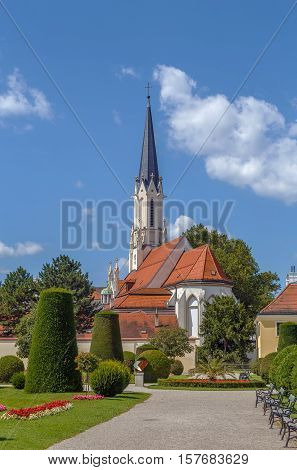 Catholic parish church Maria Hietzing near Schonbrunn park Vienna Austria
