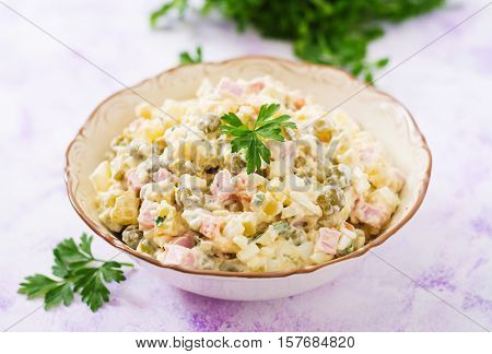 Traditional Russian Salad 
