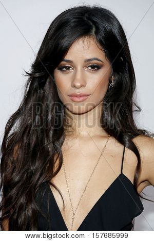 Camila Cabello of Fifth Harmony at the 2016 American Music Awards held at the Microsoft Theater in Los Angeles, USA on November 20, 2016.