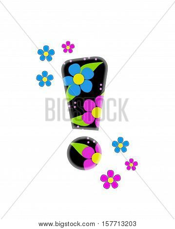 Alphabet Flower Topia Exclamation