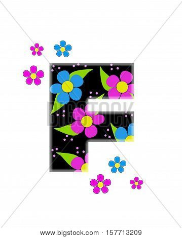 Alphabet Flower Topia F