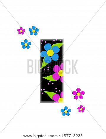 Alphabet Flower Topia I