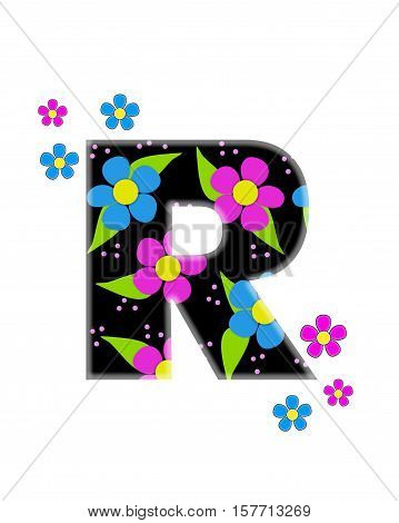 Alphabet Flower Topia R