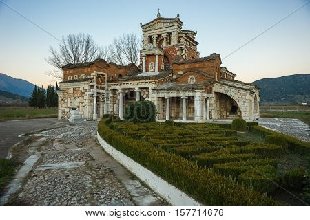 Church At Ancient Mantineia, Arcadia, Peloponnese, Greece