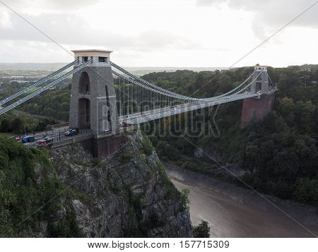 Clifton Suspension Bridge In Bristol