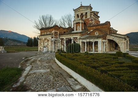 Church At Ancient Mantineia, Arcadia, Peloponnese, Greece