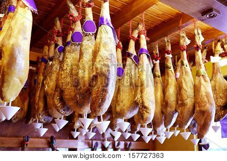 Salamanca jamon iberico iberian ham of Spain
