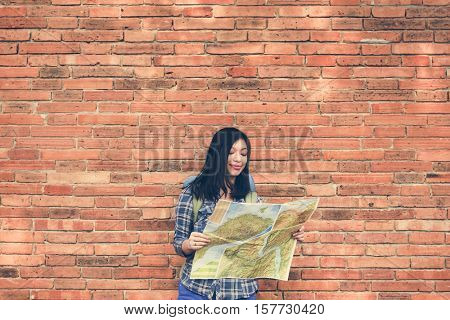 Asian Woman Masturdating Travel Concept