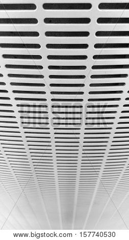 Close up grey sieve steel, texture / background
