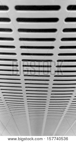 Close up grey sieve steel, texture / background