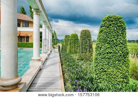 The Water Temple Is A Stone Structure