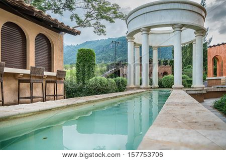 The Water Temple Is A Stone Structure