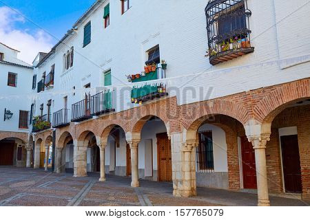 Zafra Plaza Chica in Spain Extremadura by the Via de la Plata way