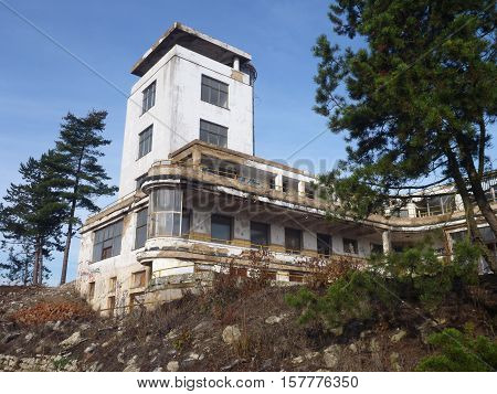 Ruin Of A Former Famous Barandov Terasy In Prague