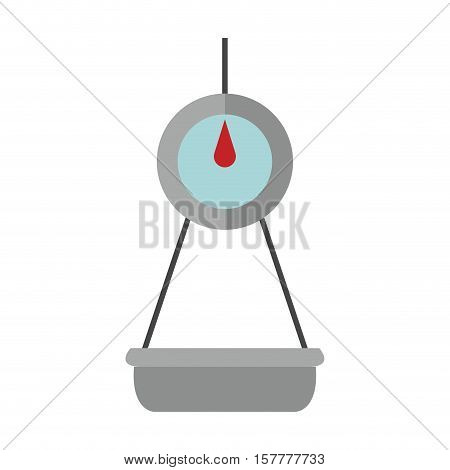 scales for weighing with base vector illustration