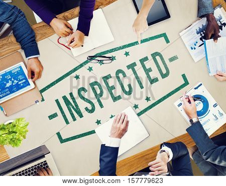 Classified Inspected Inspection Pass Status Concept