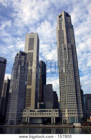 Singapur Wolkenkratzern