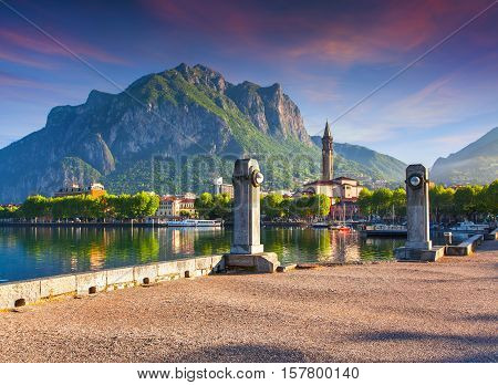 Typical Italian Village In The Mountains