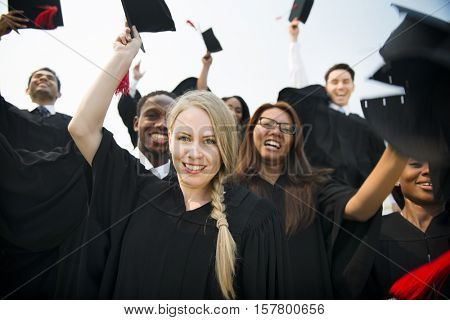 College Degree Education Alumni Friend Concept