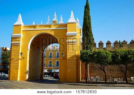 Seville Puerta de la Macarena Arch door in Sevilla Andalusia Spain