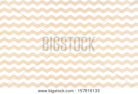 Watercolor Wavy Striped Background.