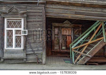 Doors of Siberia. Russia, Tomsk, May of 2016