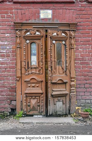 Doors of Siberia. Russia, Tomsk, May of 2016