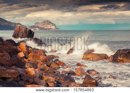 Windy Wethe On The Torre Conca Beach