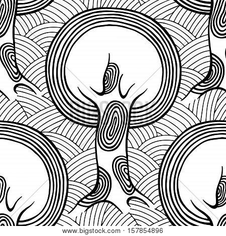 Vector Seamless Pattern, Graphic Illustration