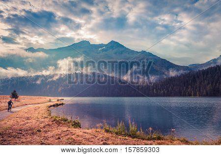 Bicycle Path Around Champfer Lake