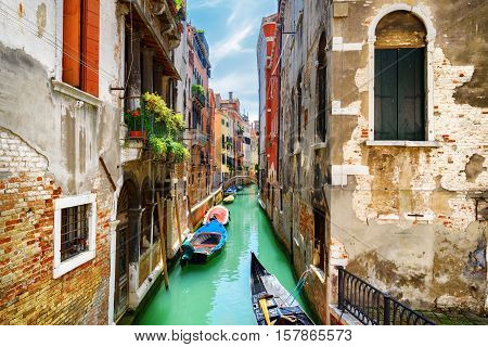View Of The Rio De S. Maria Mater Domini Canal, Venice, Italy