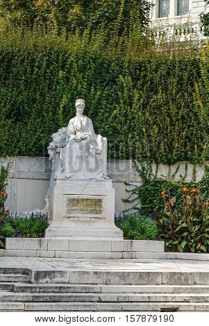 Monument to Empress Elisabeth in Vienna's Volksgarten Austria