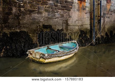 The Old Boat, The harbour, Tenby, Pembrokeshire, Wales.