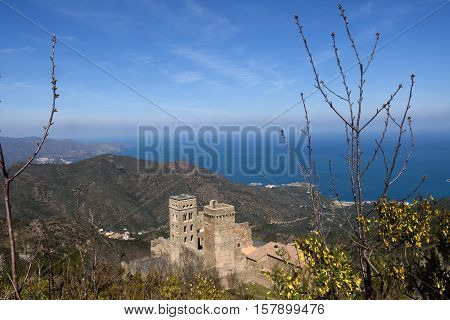 Benedictine monastery of Sant Pere de Rodes Girona province Catalonia Spain